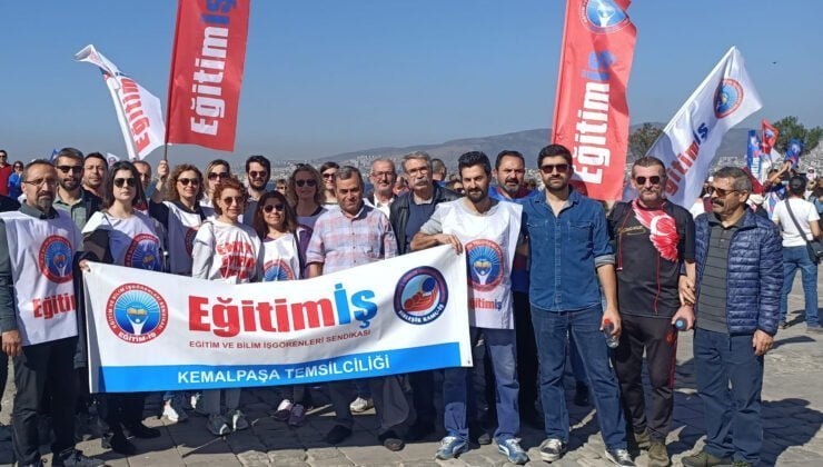 SALİH TOPUK “EĞİTİM-İŞ KEMALPAŞA’DA YETKİYİ ALDI”