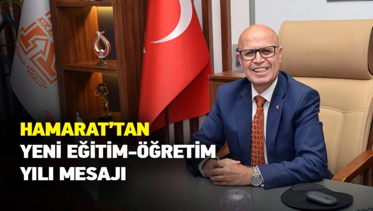 HAMARAT’TAN YENİ EĞİTİM-ÖĞRETİM YILI MESAJI