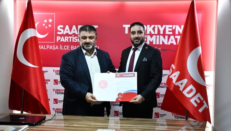 HÜSEYİN ÖZDEMİR SAADET PARTİSİ’NDEN BELEDİYE BAŞKAN ADAYLIĞI BAŞVURUSU YAPTI