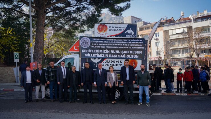 KEMALPAŞA’DA ŞEHİTLER İÇİN LOKMA DÖKÜLDÜ