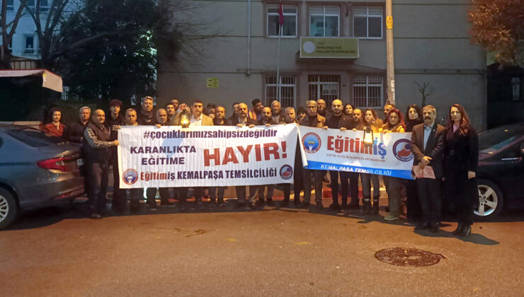 EĞİTİM-İŞ KEMALPAŞA TEMSİLCİLİĞİ’NDEN “KARANLIKTA EĞİTİME HAYIR” AÇIKLAMASI
