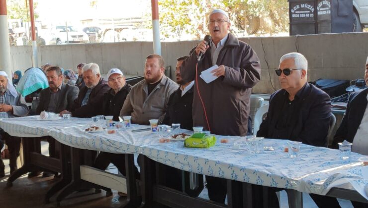 SÜTÇÜLER’DE YAĞMUR DUASI YAPILDI