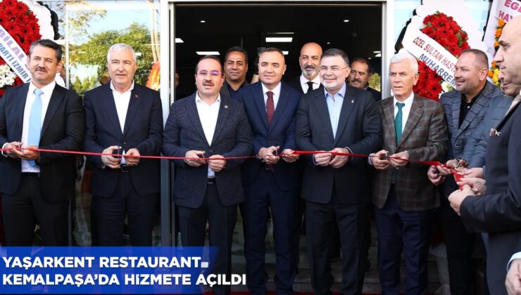YAŞARKENT RESTAURANT GÖRKEMLİ BİR TÖRENLE HİZMETE AÇILDI