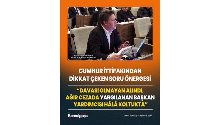 “Davası olmayan alındı, ağır cezada yargılanan başkan yardımcısı hala koltukta”