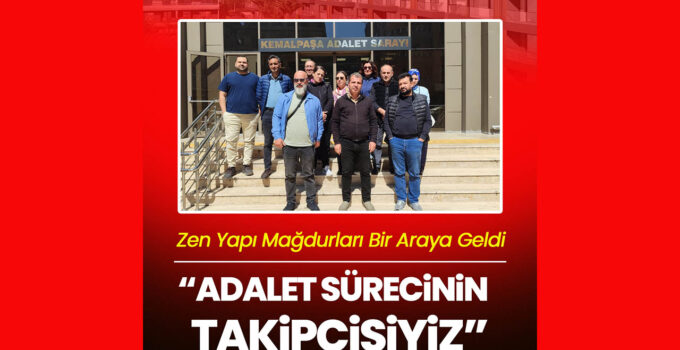  Zen Yapı Mağdurları Bir Araya Geldi “Adalet Sürecinin Takipçisiyiz”